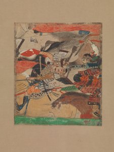 Bataille de Rokuhara, extrait du récit de la rébellion de Heiji (Heiji monogatari) - anonymous 
