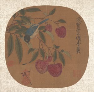 Bouquet de litchis violets - anonymous 