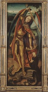 French: Saint Michel terrassant le dragon - anonymous 