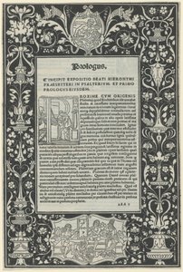 Une Bordure de Ligne Blanche avec Deux Cartouches : "Un Satyre Sacrifiant un Bélier" et "Le Choix d