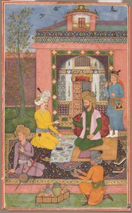 Un festin dans un pavillon - attributed to Muhammad Ali