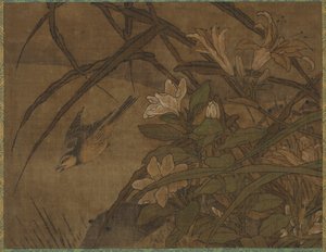 Oiseaux et fleurs - attributed to Sesshū Tōyō