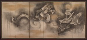 Dragon - attributed to Soga Nichokuan