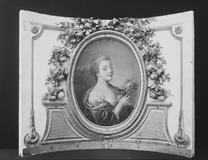 Femme avec une rose, une de la série, 1770-90