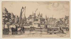 S. Anthonis Marckt met de Waegh, extrait de Vues d