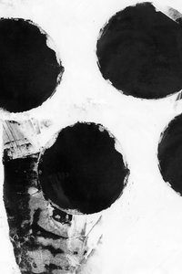 Cercle noirs abstraits - cartissi