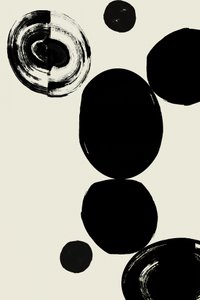 Formes noires abstraites - cartissi