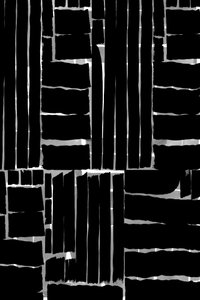 Motif abstrait en grille noire