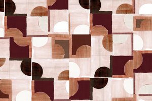 Motif de blocs abstraits