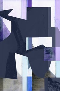 Formes bleues abstraites