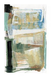 Abstrait : Couches bleu-vert - cartissi