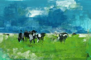 Résumé : Vaches au pâturage - cartissi