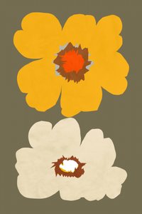 Fleurs abstraites - cartissi