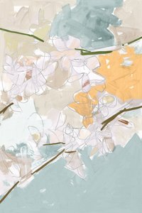 Sérénité florale abstraite - cartissi