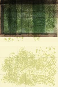 Couches vertes abstraites - cartissi