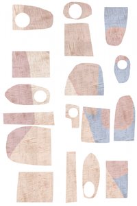 Formes abstraites au pastel - cartissi