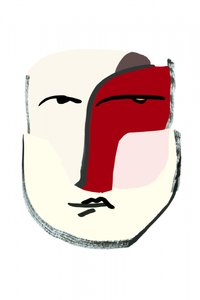 Résumé : Visage rouge - cartissi