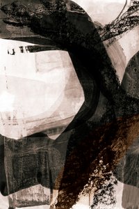 Traits abstraits à la sépia