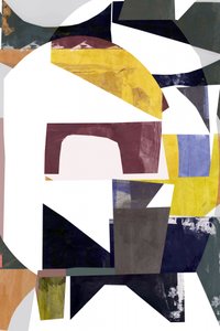 Collage de formes abstraites