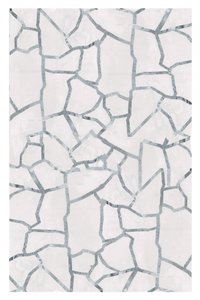 Mosaïque abstraite en argent - cartissi