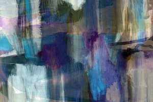 Flux abstrait bleu