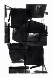 Abstrait noir audacieux