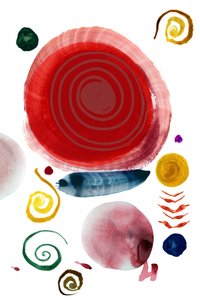 Formes abstraites colorées - cartissi