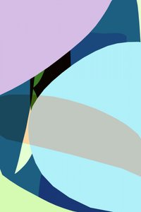 Abstraction colorée et courbe - cartissi