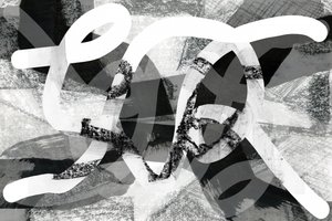 Abstrait monochrome dynamique