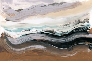 Abstrait « Flowing Ocean »