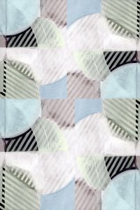 Formes pastel entrelacées