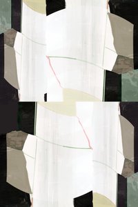 Abstrait géométrique en superposition - cartissi