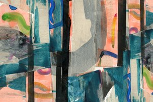 Collage abstrait moderne - cartissi