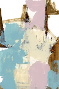 Abstrait moderne « Blush Gold » - cartissi