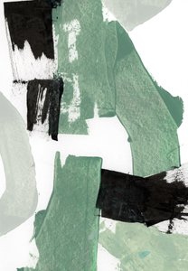 Formes abstraites modernes et vertes