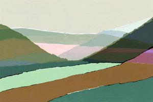 Paysage moderne en couches - cartissi