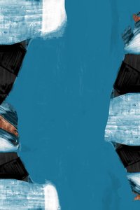 Formes modernes bleu sarcelle