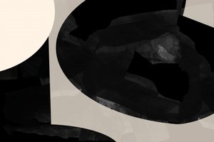 Courbes modernes monochromes