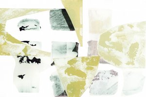 Formes abstraites aux teintes douces