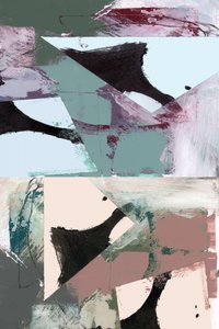 Abstrait géométrique aux tons discrets