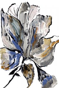 Fleur bleue à l