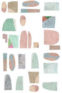 Formes abstraites aux couleurs pastel