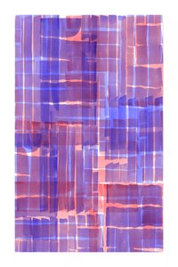 Couches en damier violet et rose - cartissi