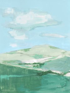 Les collines verdoyantes et sereines