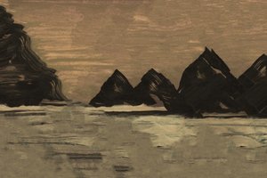 Côte montagneuse sereine - cartissi