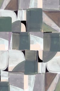 Abstrait géométrique tout en douceur - cartissi