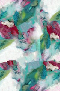 Abstrait floral éclatant - cartissi