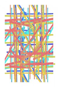 Lignes entrecroisées pleines de vie - cartissi
