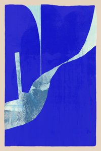 Abstraction bleu vif - cartissi