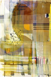 Couches abstraites aux teintes chaudes - cartissi